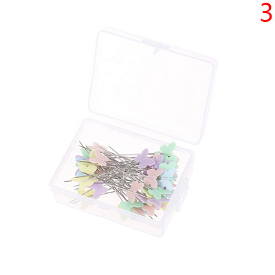 50/100 tk/karbi kudumisnõelad Tikand Lapitehnika Tööriistad Fikseeritud nööpnõel Nuppnööpnõel õmblemiseks ja isetegemiseks tihvtid