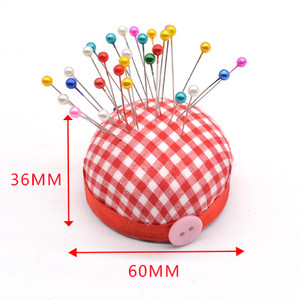 1 vnt. rutulinio pomidoro formos adatos pagalvėlė su elastiniu riešo diržu „pasidaryk pats“ rankdarbių įrankis, skirtas susiūti rankdarbiams.