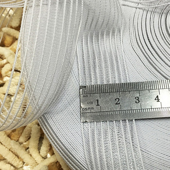 Ελαστική ταινία 5/10 μέτρων 25mm για ράψιμο εσωρούχων Λευκό δίχτυ ελαστική κορδέλα Ένδυμα Χειροποίητα αξεσουάρ Διακοσμητικό στολισμό