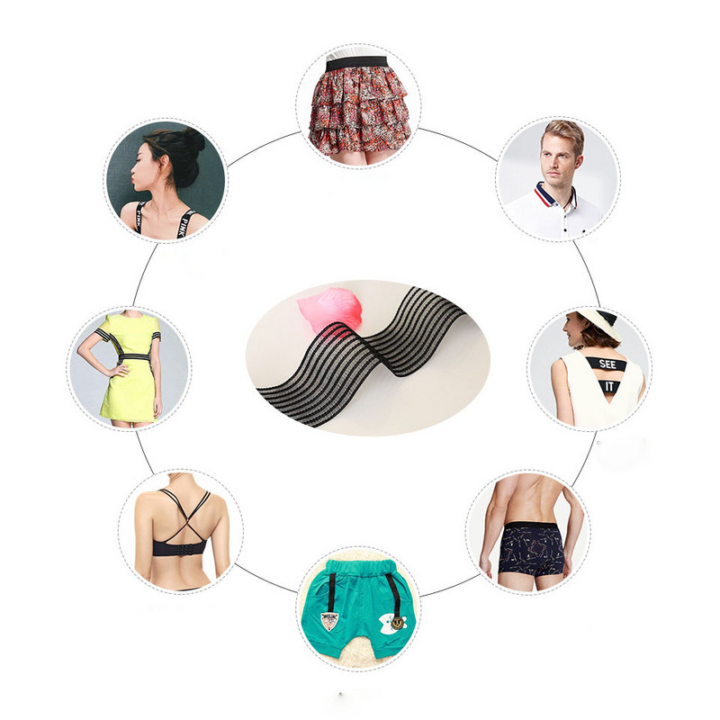 5/10 metara 25 mm elastična traka za šivanje donjeg rublja bijela mreža elastična vrpca odjevni predmet ručno rađeni dodaci ukrasi podrezivanje