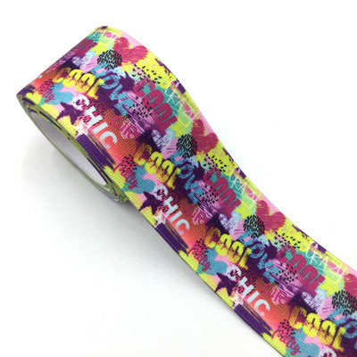 25mm 38mm 1 Meter/Lot Love Heart Print Ένδυμα Μέση Δυνατό ελαστικό πλέγμα DIY Τσάντες ιμάντων ρούχων Αξεσουάρ ραψίματος