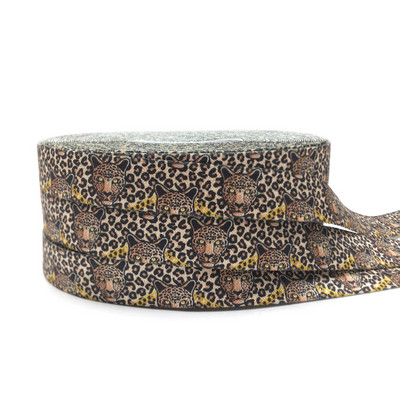 16mm leu de mare imprimeu fluture animal pliat peste bandă elastică bandă de cusut artizanat manual accesorii bricolaj bentiță pentru copii legături de păr