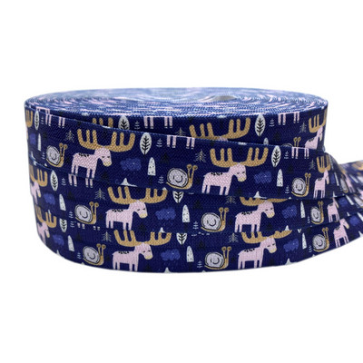 16mm leu de mare imprimeu fluture animal pliat peste bandă elastică bandă de cusut artizanat manual accesorii bricolaj bentiță pentru copii legături de păr