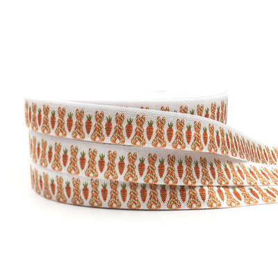 16mm leu de mare imprimeu fluture animal pliat peste bandă elastică bandă de cusut artizanat manual accesorii bricolaj bentiță pentru copii legături de păr