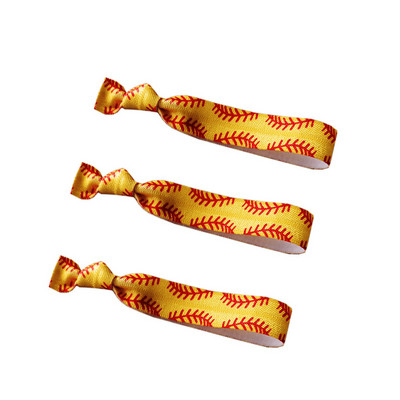 10 jardi 15 mm Nogometni ispis Sport Preklopna elastična rastezljiva traka DIY Djevojke Vezice za kosu Traka Dodaci za glavu Veleprodaja