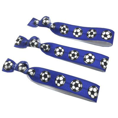 10 jardi 15 mm Nogometni ispis Sport Preklopna elastična rastezljiva traka DIY Djevojke Vezice za kosu Traka Dodaci za glavu Veleprodaja