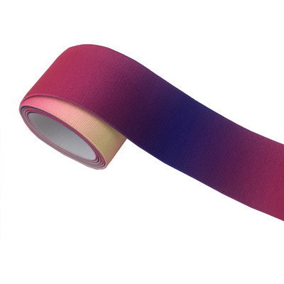 1M/lot Gradient Tie Dye Print Elastična traka 2,5 cm 3,8 cm širine Gumica Pribor za DIY ukrase Odjeća Naramenice za hlače Pojas za šivanje