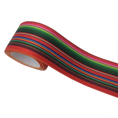 1M/lot Gradient Tie Dye Print Elastična traka 2,5 cm 3,8 cm širine Gumica Pribor za DIY ukrase Odjeća Naramenice za hlače Pojas za šivanje