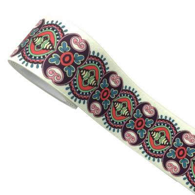 1M/lot Gradient Tie Dye Print Elastična traka 2,5 cm 3,8 cm širine Gumica Pribor za DIY ukrase Odjeća Naramenice za hlače Pojas za šivanje