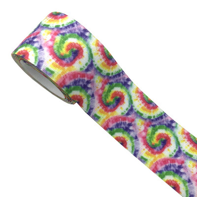 1M/lot Gradient Tie Dye Print Elastična traka 2,5 cm 3,8 cm širine Gumica Pribor za DIY ukrase Odjeća Naramenice za hlače Pojas za šivanje