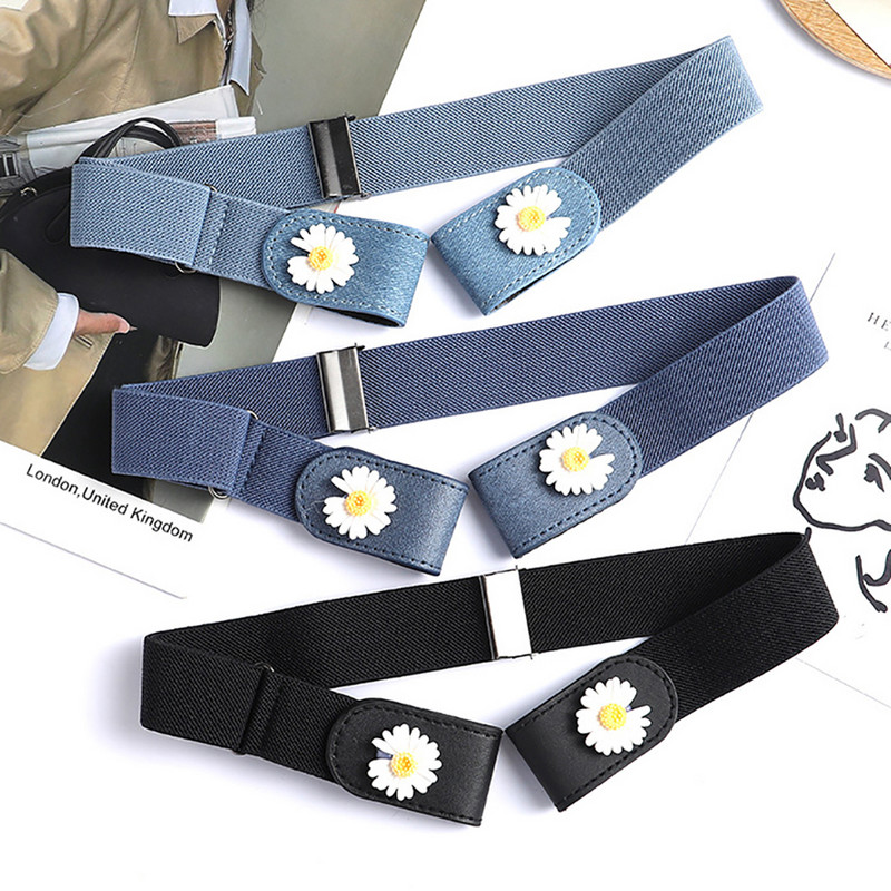 Džinsų diržas Besiūlis Elastingas Moteriškas Viso atitikimo nematoma elastinė juosta Nemokamai perforuojami Vyriški Dekoratyvinio diržo siuvimo priedai