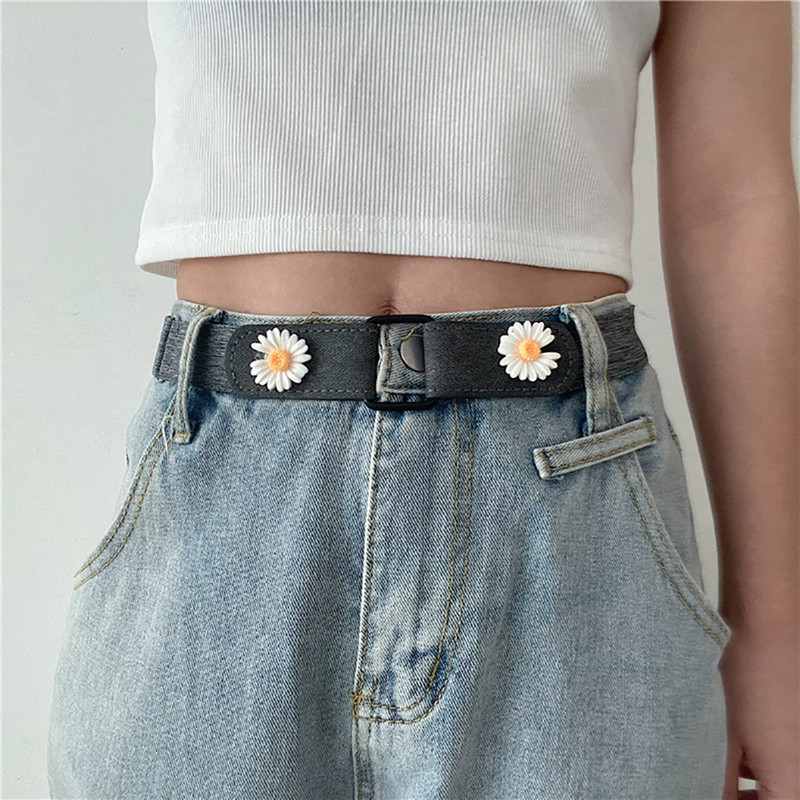 Džinsų diržas Besiūlis Elastingas Moteriškas Viso atitikimo nematoma elastinė juosta Nemokamai perforuojami Vyriški Dekoratyvinio diržo siuvimo priedai