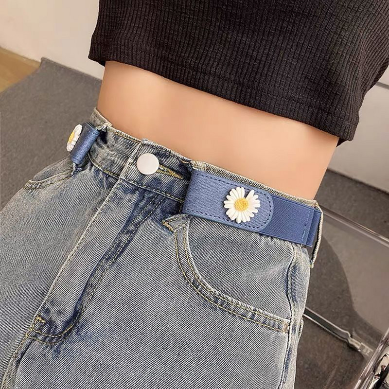 Džinsų diržas Besiūlis Elastingas Moteriškas Viso atitikimo nematoma elastinė juosta Nemokamai perforuojami Vyriški Dekoratyvinio diržo siuvimo priedai