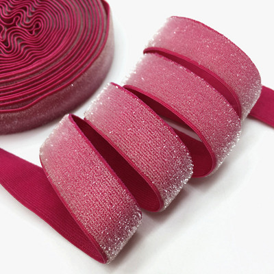 5 jardi 16 mm 38 värvi jäätunud sädelev elastne Bling Bling lint pulmapeole kingirihm DIY rõivaste õmblustarvikud