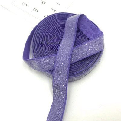 5 jardi 16 mm 38 värvi jäätunud sädelev elastne Bling Bling lint pulmapeole kingirihm DIY rõivaste õmblustarvikud
