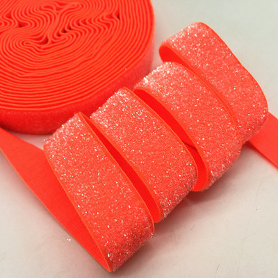 5 jardi 16 mm 38 värvi jäätunud sädelev elastne Bling Bling lint pulmapeole kingirihm DIY rõivaste õmblustarvikud