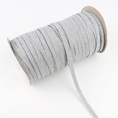 3mm 6mm 9mm sädelev kuldne hõbekõrge elastne õmblemine elastne riba lame kummipael vöörihm venitusnöör elastne pael 5jardi