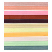 15 mm jednobojna, šarena, sjajna preklopna elastična FOE spandex traka, dječja vezica za kosu, haljina s čipkom, šivanje 5/8"