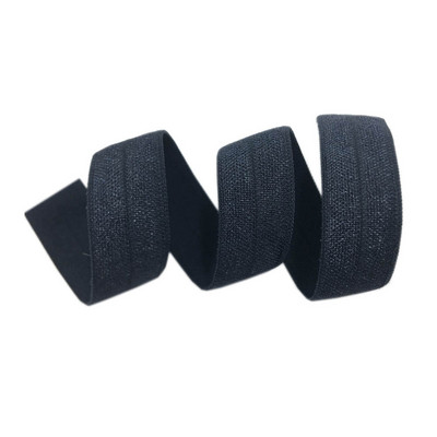 15 mm jednobojna, šarena, sjajna preklopna elastična FOE spandex traka, dječja vezica za kosu, haljina s čipkom, šivanje 5/8"