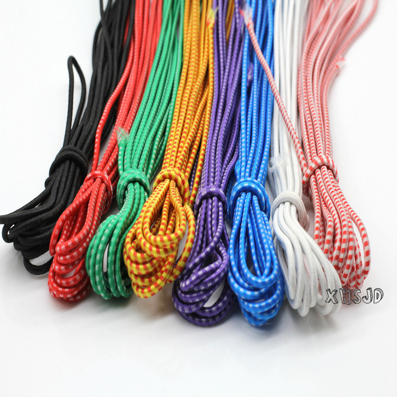 4 meetrit tugev elastne köis benji põrutusnöör venitusnöör isetegemise ehete valmistamiseks välitingimustes projektitelgi süsta paadi kott pagasi jaoks