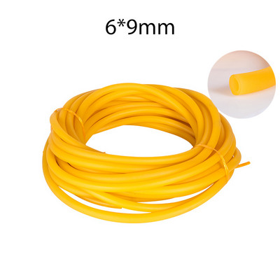 Natūralaus latekso elastinė juosta Slingshot guminė juosta geltona antifrizo elastinė traukimo virvė, sutirštinto latekso Tourniquet gumos vamzdžio įrankis