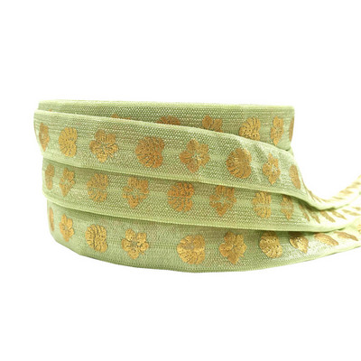 5 jardi 15 mm cvijet zvijezda sunce lišće print elastična traka spandeks vrpca šivanje rub narukvica odjevni dodaci