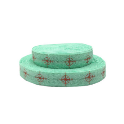 5 jardi 15 mm cvijet zvijezda sunce lišće print elastična traka spandeks vrpca šivanje rub narukvica odjevni dodaci