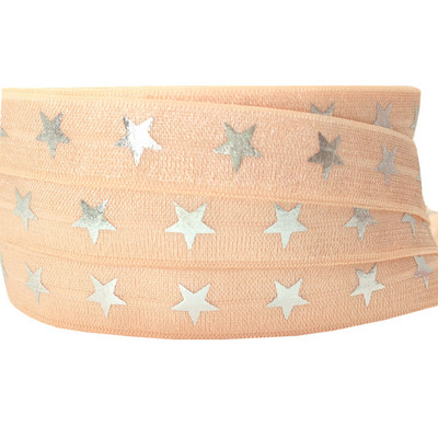 5 jardi 15 mm cvijet zvijezda sunce lišće print elastična traka spandeks vrpca šivanje rub narukvica odjevni dodaci