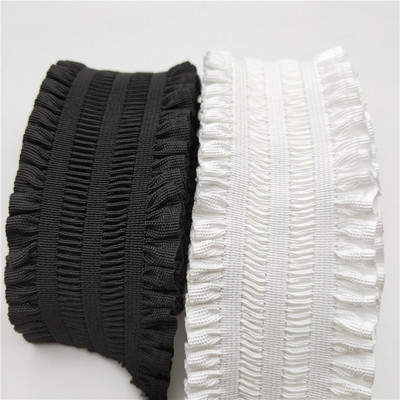 Ελαστικές ταινίες 50mm Ελαστική κορδέλα Τσάντες ρούχων Παντελόνι Ελαστικό καουτσούκ 5cm DIY Αξεσουάρ ραπτικής Λευκό μαύρο λαστιχάκι
