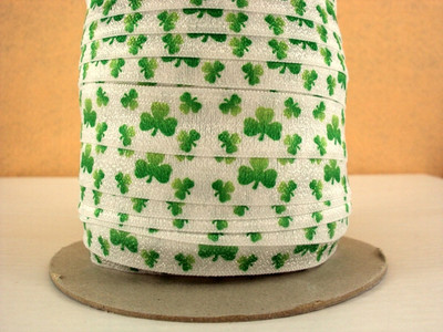 Προμήθειες ενδυμάτων DIY Crafts, 5 Yards 5/8" Ταινία κινουμένων σχεδίων 16 mm με τυπωμένη πτυχή πάνω από ελαστική κορδέλα Foe Stretch Band DIY Crafts, 5Yc7614