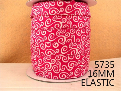 Προμήθειες ενδυμάτων DIY Crafts, 5 Yards 5/8" Ταινία κινουμένων σχεδίων 16 mm με τυπωμένη πτυχή πάνω από ελαστική κορδέλα Foe Stretch Band DIY Crafts, 5Yc7614