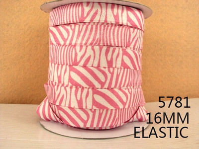 Προμήθειες ενδυμάτων DIY Crafts, 5 Yards 5/8" Ταινία κινουμένων σχεδίων 16 mm με τυπωμένη πτυχή πάνω από ελαστική κορδέλα Foe Stretch Band DIY Crafts, 5Yc7614