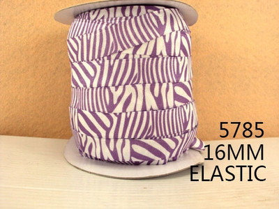 Προμήθειες ενδυμάτων DIY Crafts, 5 Yards 5/8" Ταινία κινουμένων σχεδίων 16 mm με τυπωμένη πτυχή πάνω από ελαστική κορδέλα Foe Stretch Band DIY Crafts, 5Yc7614