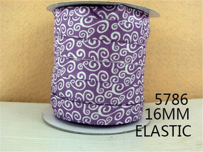 Προμήθειες ενδυμάτων DIY Crafts, 5 Yards 5/8" Ταινία κινουμένων σχεδίων 16 mm με τυπωμένη πτυχή πάνω από ελαστική κορδέλα Foe Stretch Band DIY Crafts, 5Yc7614