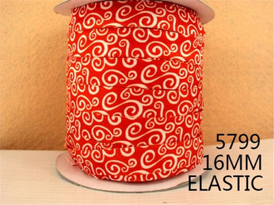 Προμήθειες ενδυμάτων DIY Crafts, 5 Yards 5/8" Ταινία κινουμένων σχεδίων 16 mm με τυπωμένη πτυχή πάνω από ελαστική κορδέλα Foe Stretch Band DIY Crafts, 5Yc7614