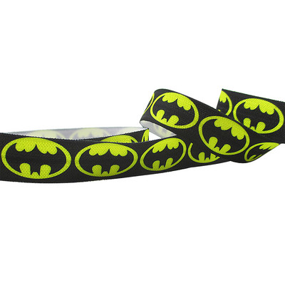 Προμήθειες ενδυμάτων DIY Crafts, 5 Yards 5/8" Ταινία κινουμένων σχεδίων 16 mm με τυπωμένη πτυχή πάνω από ελαστική κορδέλα Foe Stretch Band DIY Crafts, 5Yc7614