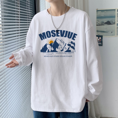 Muška ležerna bluza s tiskanim slovima