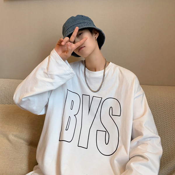 Meeste pikkade varrukatega pluus - lai mudel