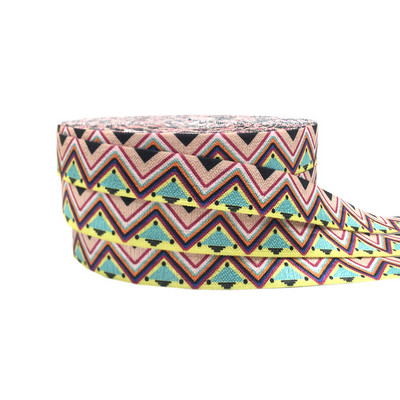 5Y, cu dungi colorate, imprimeu cu puncte, chevron, cu bandă elastică, bandă de cusut, accesoriu pentru artizanat, bricolaj pentru copii, bentiță pentru legături de păr