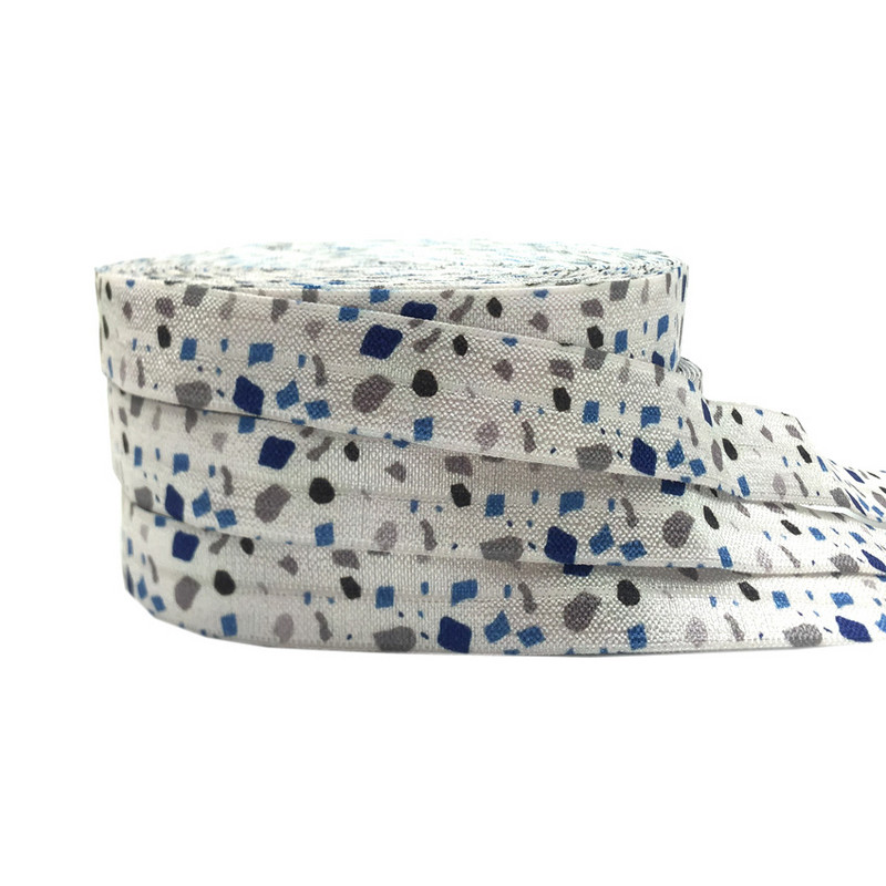 5Y, cu dungi colorate, imprimeu cu puncte, chevron, cu bandă elastică, bandă de cusut, accesoriu pentru artizanat, bricolaj pentru copii, bentiță pentru legături de păr