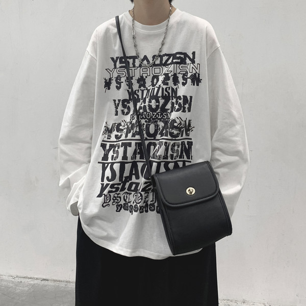 Muška ležerna bluza s printom - široki model