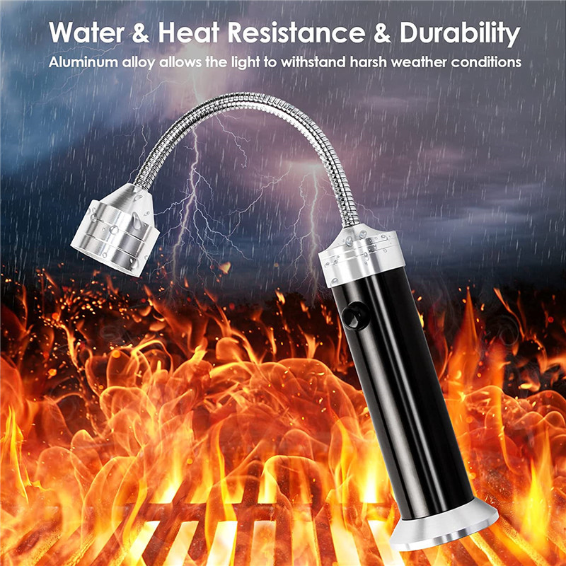 Āra bārbekjū BBQ gaismas grils Weber piederumi LED lampa bārbekjū instrumenti iesmi Šaš kebabs magnētiskās bārbekjū gaismas