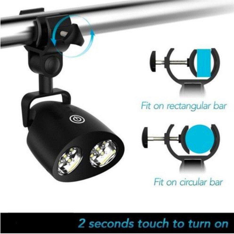 Pārnēsājamas grila BBQ lampas Grilēšanas grils LED Smart Touch apgaismojums karstumizturīgs ūdensizturīgs nakts lampas BBQ nometnes piederumi