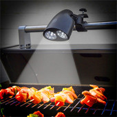 Magic BBQ Lights LED kepsninės kepsninės BBQ šviesos karščiui atspari vandeniui atspari naktinė kepimo lempa jutiklinė lauko kepimo kišenė