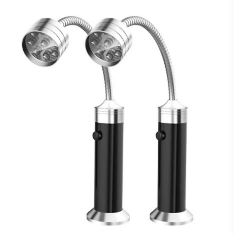 Daudzfunkcionāla magnētiskā pamatne Led BBQ grila gaisma 360 grādos regulējama ballītēm āra kempinga grila lampas grila piederumi.