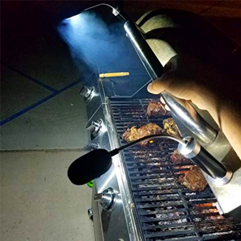 Pārnēsājams BBQ grila apgaismojums 360 grādu magnētiskais LED zibspuldzes grila lampa regulējama grila grila lampa āra apgaismojuma rīks