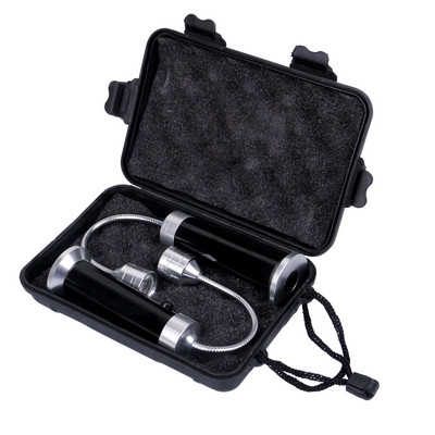 Nešiojama magnetinio pagrindo LED grilio lempa 360 laipsnių žąsies kaklelio kepsninės lempa Reguliuojama kepsninės šviesa lauko kepsninės lempos įrankis