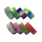 10 jardi 15 mm Tie Dye Print Preklopna elastična vrpca za šivanje Remen za vezivanje za kosu Dodaci za ukrašavanje ruksaka