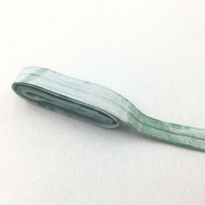 10 jardi 15 mm Tie Dye Print Preklopna elastična vrpca za šivanje Remen za vezivanje za kosu Dodaci za ukrašavanje ruksaka