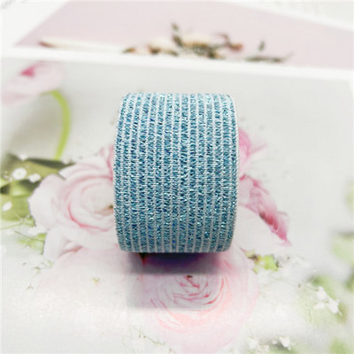 2,5 cm svjetlucave elastične trake Raznobojni gumeni elastični pojas DIY ručno izrađena odjeća za šivanje Jakna Hlače Pojas Dodaci 1 metar